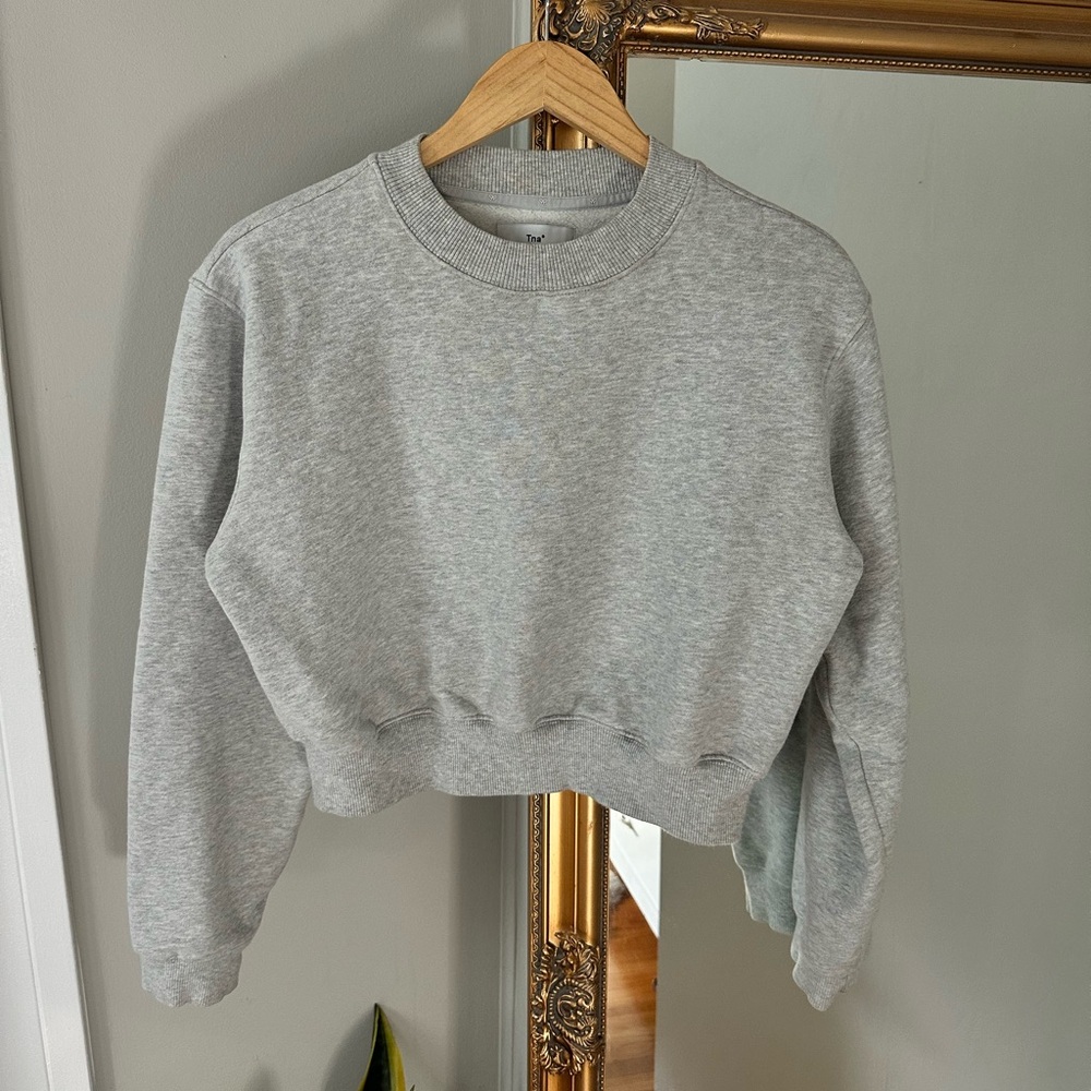 TNA Heather Gray Crewneck Sweatshirt